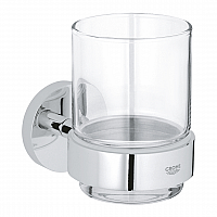 Чаша с държач Grohe Essentials 40447001 - siko.bg Чаша с държач Grohe Essentials 40447001